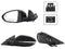 ESPEJO IZQ ELECT NEGRO P/PINTAR C/LUZ DIREC C/DESEM C/D PU CIE C/MEM (10+2PINES)