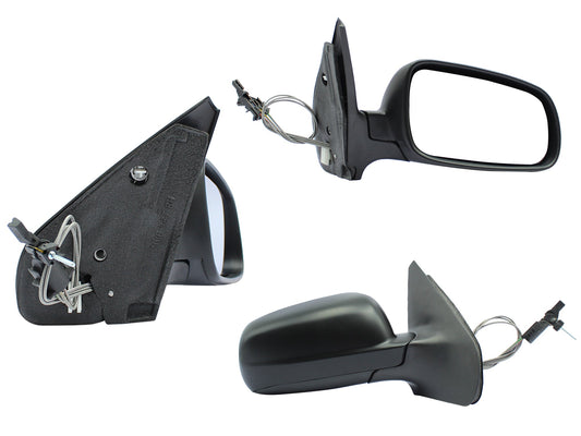 ESPEJO DER MANUAL NEGRO POROSO C/CONTROL