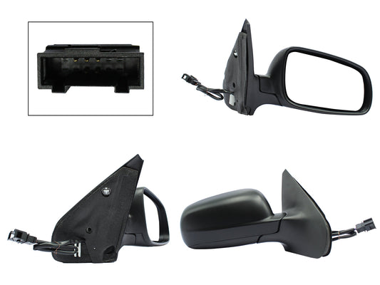 ESPEJO DER ELECT NEGRO P/PINTAR (5PINES)