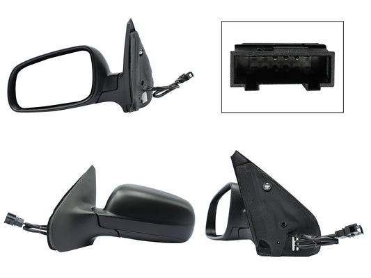 ESPEJO IZQ ELECT NEGRO P/PINTAR (5PINES)