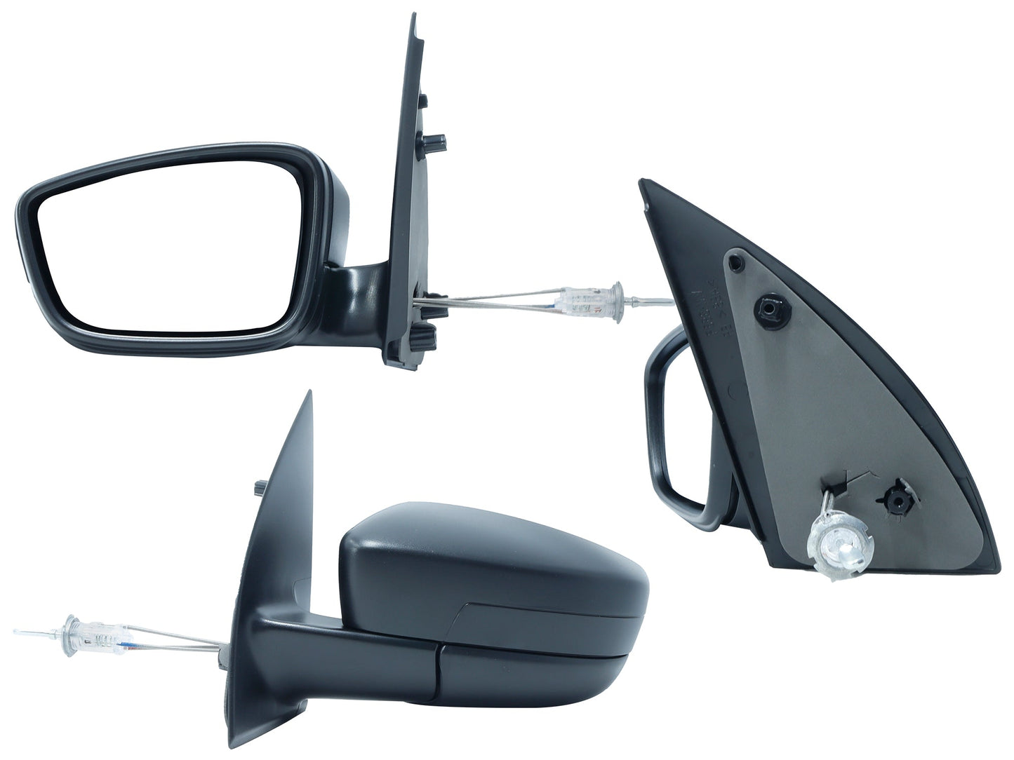 ESPEJO IZQ MANUAL NEGRO POROSO C/CONTROL