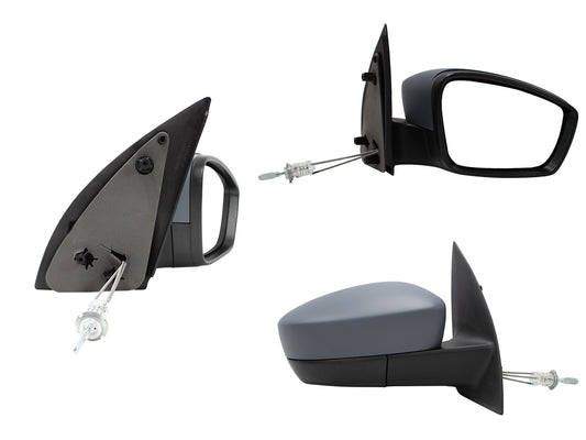 ESPEJO DER MANUAL GRIS P/PINTAR C/CONTROL