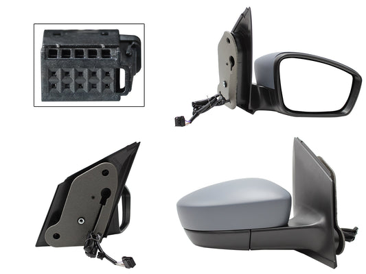 ESPEJO DER ELECT GRIS P/PINTAR C/DESEMPAÑANTE (5PINES)