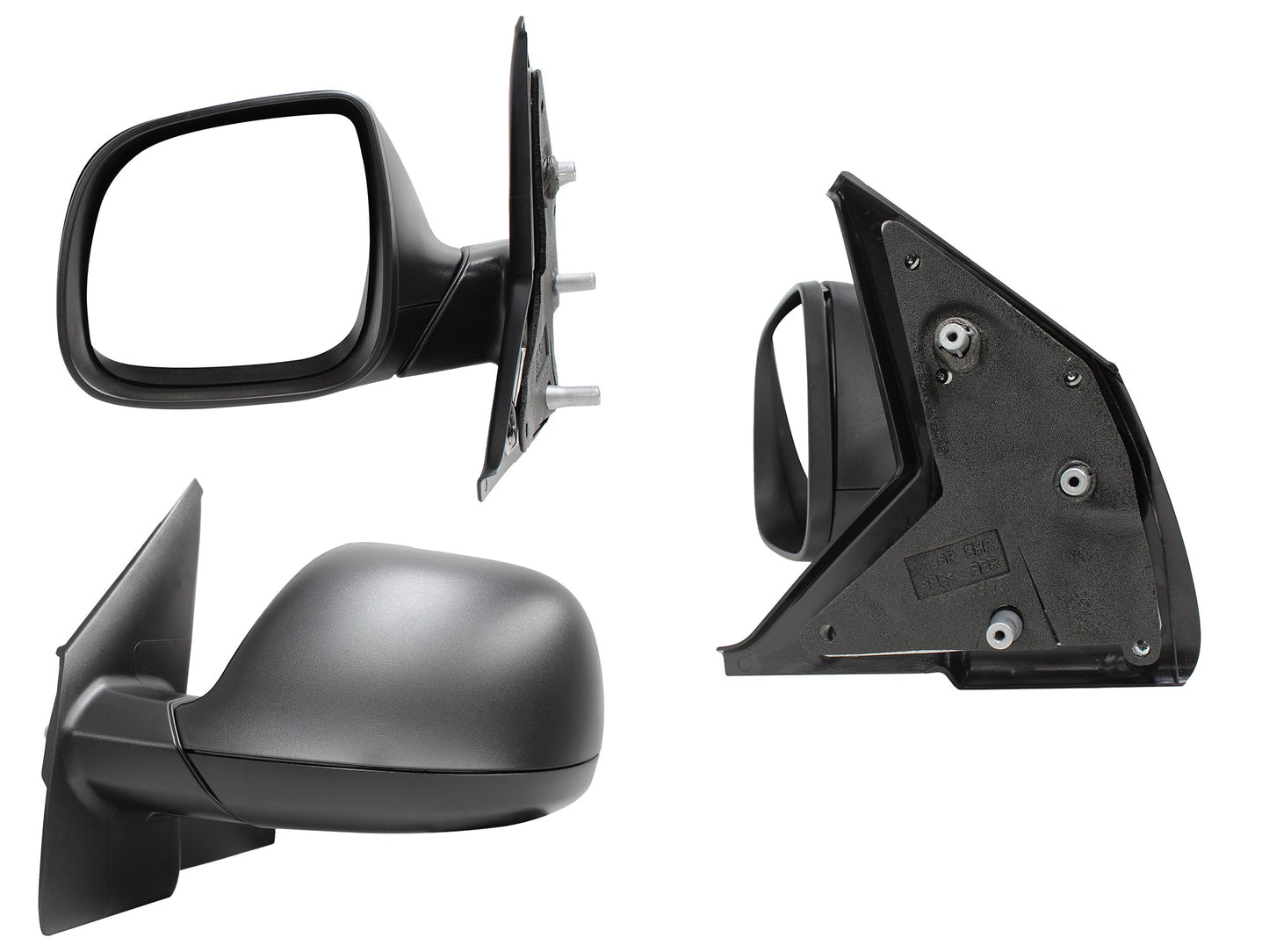 ESPEJO IZQ MANUAL NEGRO POROSO