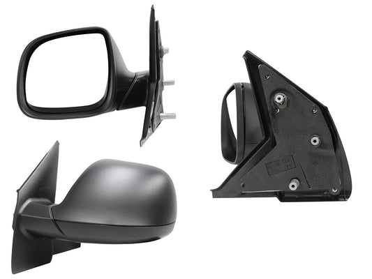 ESPEJO IZQ MANUAL NEGRO POROSO
