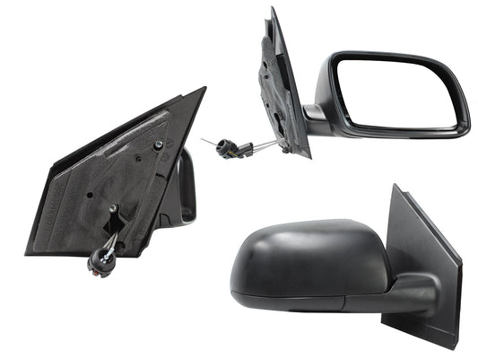 ESPEJO DER MANUAL NEGRO POROSO C/CONTROL