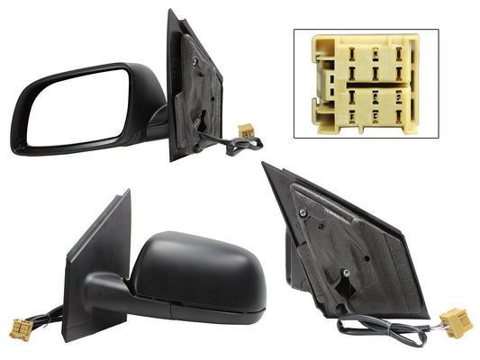 ESPEJO IZQ ELECT NEGRO P/PINTAR (5PINES)