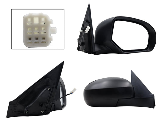 ESPEJO DER ELECT NEGRO P/PINTAR (3PINES)