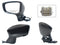 ESPEJO IZQ ELECT NEGRO P/PINTAR C/LUZ DIRECCIONAL C/DESEM (6PINES) SEDAN/H-BACK