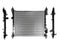 RADIADOR AGUA C/S AIRE STD 450*390*16MM (BEAT 1.2L 18-21) T/SOLDADO