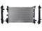 RADIADOR AGUA C/S AIRE AUT 610*400*16MM T/SOLDADO (NUEVA LINEA)