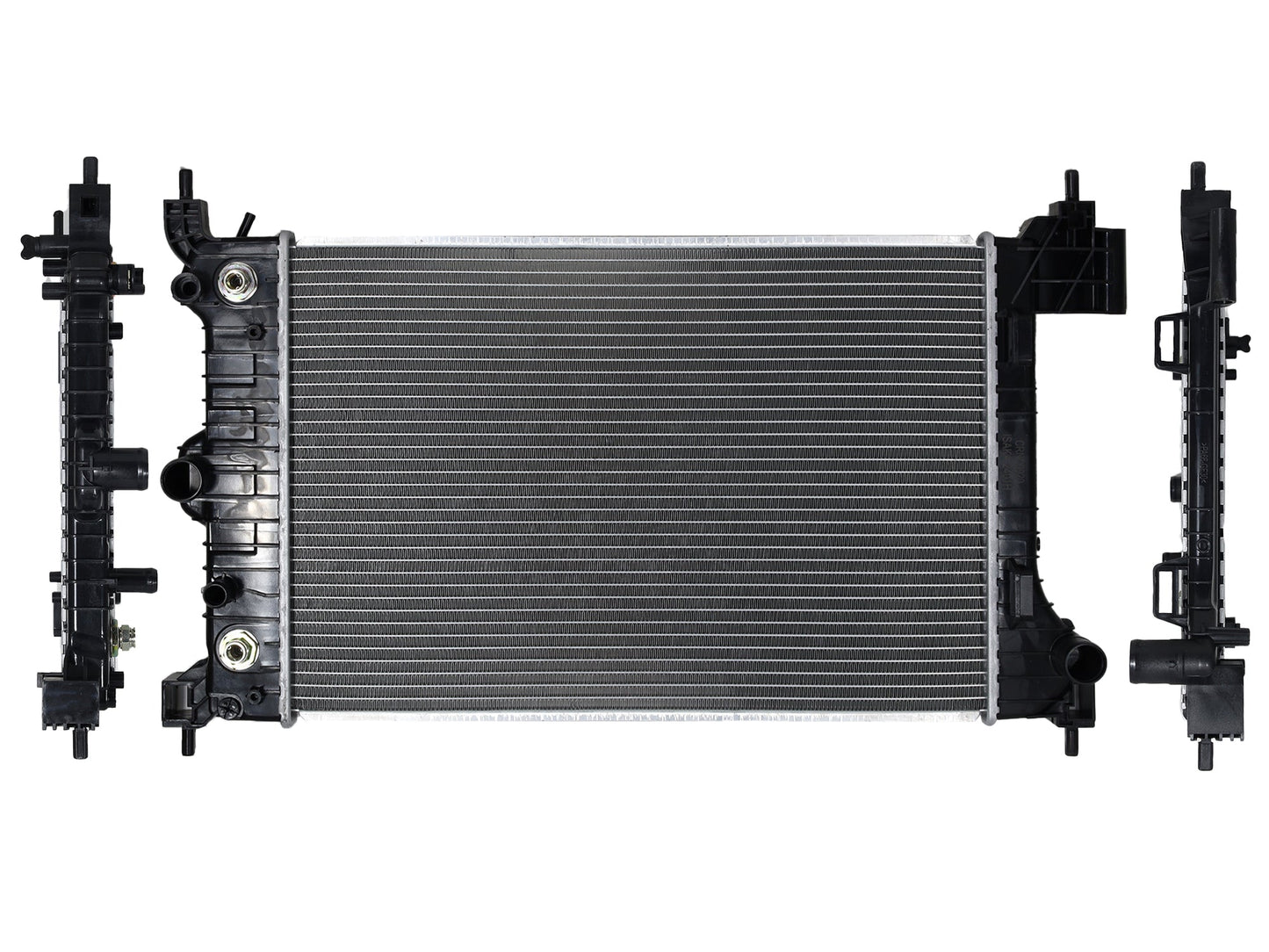 RADIADOR AGUA C/S AIRE STD/AUT 550*370*16MM (TRAX 1.8L 13-20) T/SOLDADO