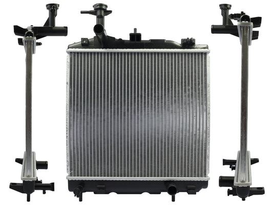 RADIADOR AGUA C/S AIRE STD 390*370*16MM (MT MIRAGE G4 19-24/MIRAGE 15-16) T/SOLDADO