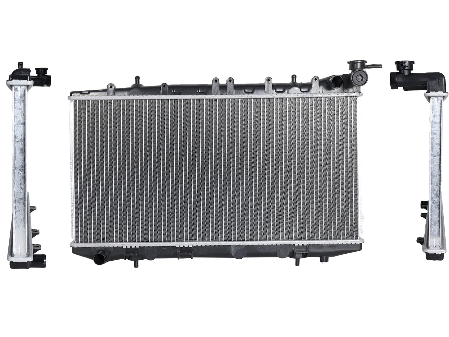 RADIADOR AGUA C/S AIRE STD 670*340*26MM 16VAL (SENTRA B-14 LUCINO 96-00/TSUBAME 92-04) T/SOLDADO