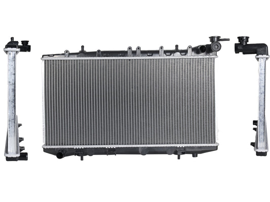 RADIADOR AGUA C/S AIRE STD 670*340*26MM 16VAL (SENTRA B-14 LUCINO 96-00/TSUBAME 92-04) T/SOLDADO