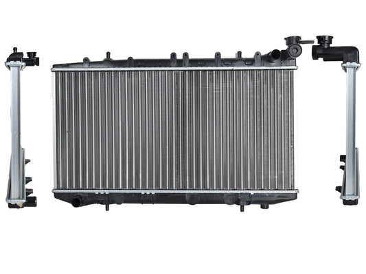 RADIADOR AGUA C/S AIRE STD 670*340*20MM 16VAL (SENTRA B-14 LUCINO 96-00/TSUBAME 92-04) T/MECANICO