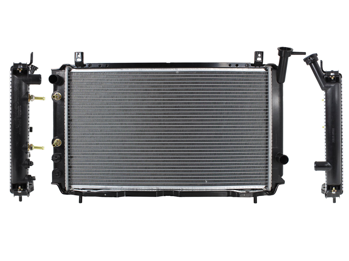 RADIADOR AGUA C/S AIRE STD/AUT 610*350*16MM 8VAL T/SOLDADO