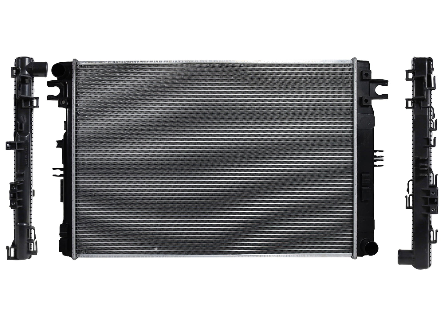 RADIADOR AGUA C/S AIRE STD 740*510*16MM 2/4WD (SENCILLA/DOBLE CABINA) T/SOLDADO