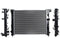 RADIADOR AGUA C/S AIRE STD 530*410*16MM (KICKS 17-24) T/SOLDADO