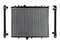 RADIADOR AGUA C/S AIRE STD 570*380*22MM (GRAND RAID 04-06) T/MECANICO