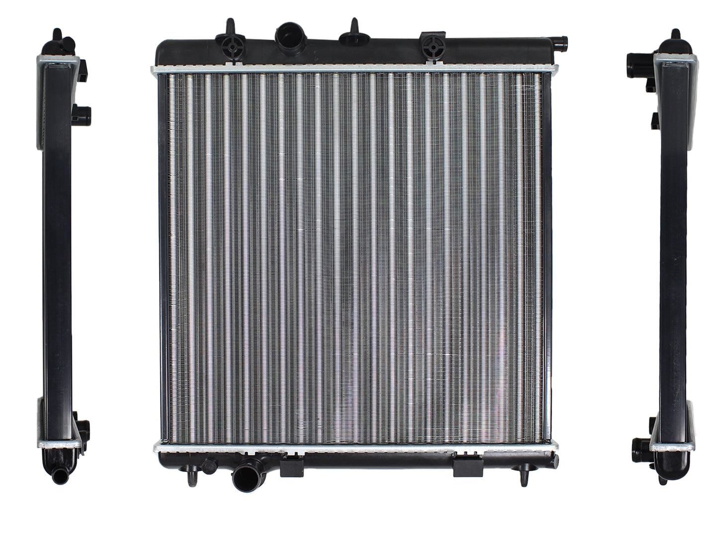 RADIADOR AGUA C/S AIRE STD 400*380*22MM (PG-208 1.6L 14-20) T/MECANICO