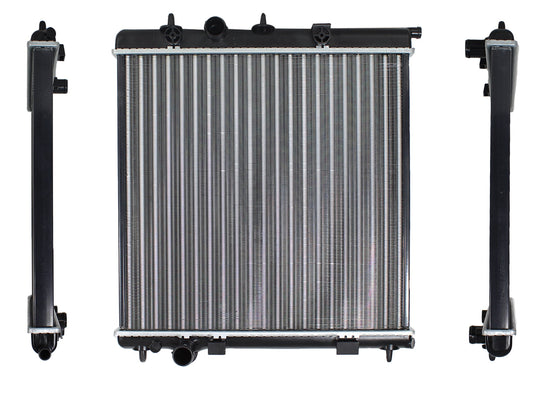 RADIADOR AGUA C/S AIRE STD 400*380*22MM (PG-208 1.6L 14-20) T/MECANICO