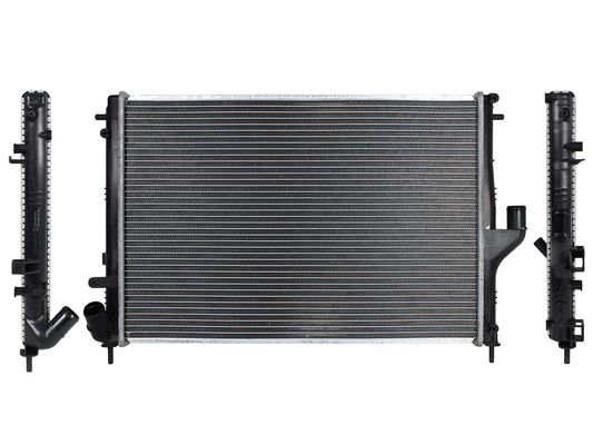 RADIADOR AGUA C/S AIRE STD/AUT 600*410*26MM (SANDERO-STEPWAY 15-16) T/SOLDADO