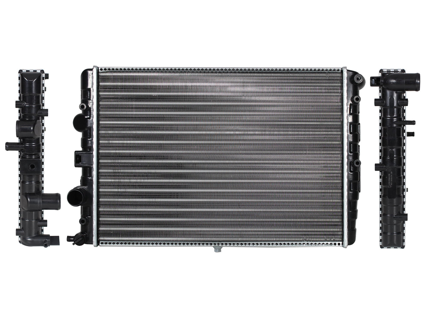 RADIADOR AGUA C/S AIRE STD 490*340*32MM (VAGONETA 00-05/PICK-UP 00-09) T/MECANICO