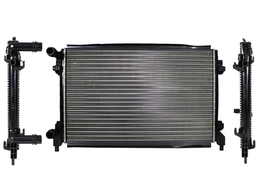 RADIADOR AGUA C/S AIRE STD/AUT 660*420*26MM (POLO-T-CROSS 1.6L 20-23) T/SOLDADO