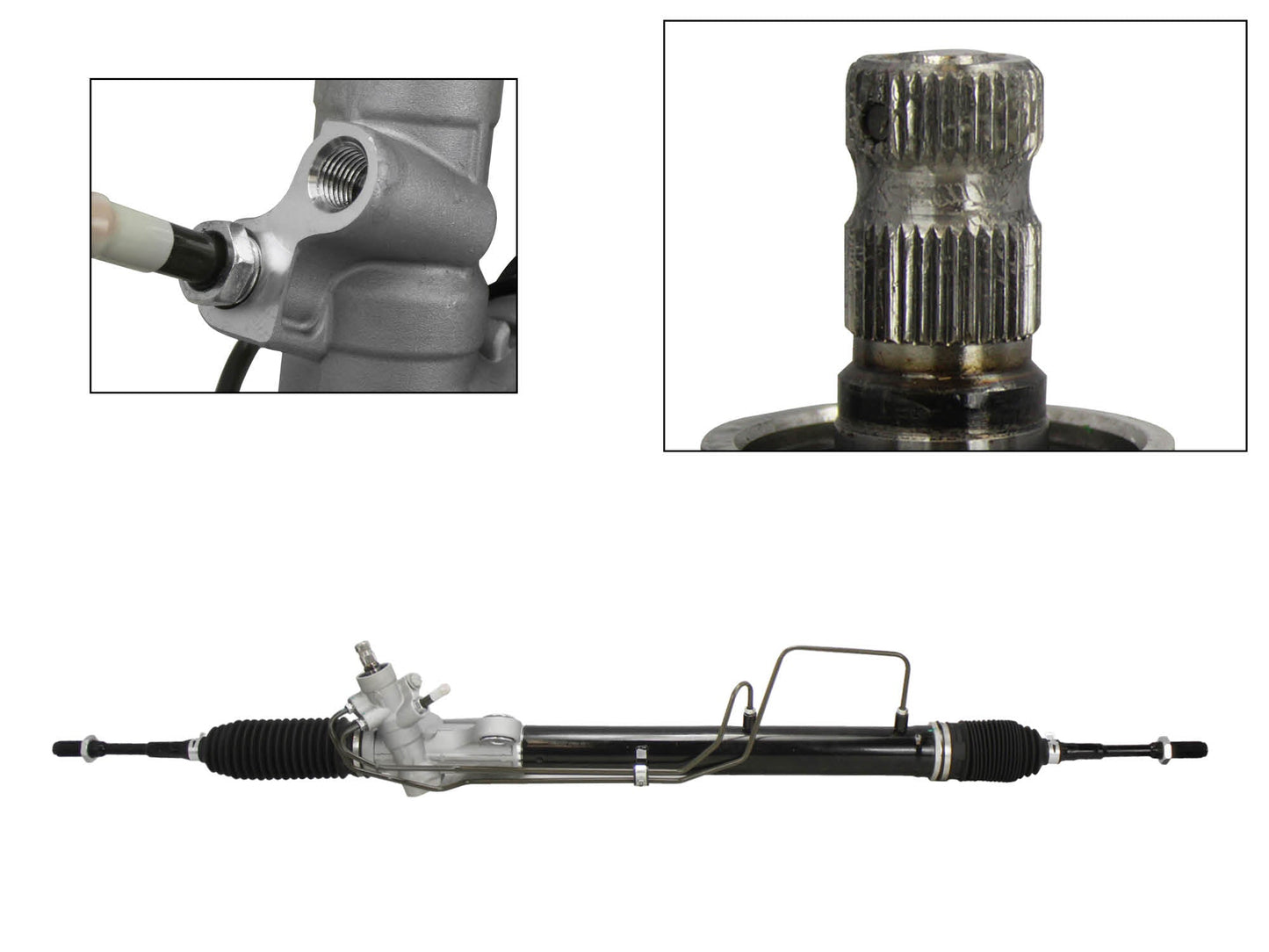 CAJA DE DIRECCION HID C/BIEL S/TER CHASIS LARGO (ANCHO)