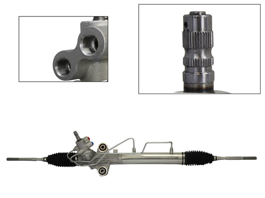 CAJA DE DIRECCION HID C/BIEL S/TER 50CM CHASIS CORTO (TECHO BAJO)