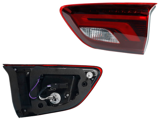 CALAVERA DER INT C/ARNES C/LED (ROJO/BLANCO)