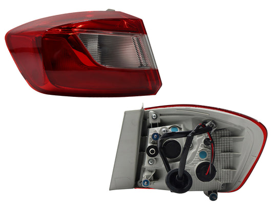 CALAVERA IZQ EXT C/ARNES CLARA (BLANCO/ROJO)