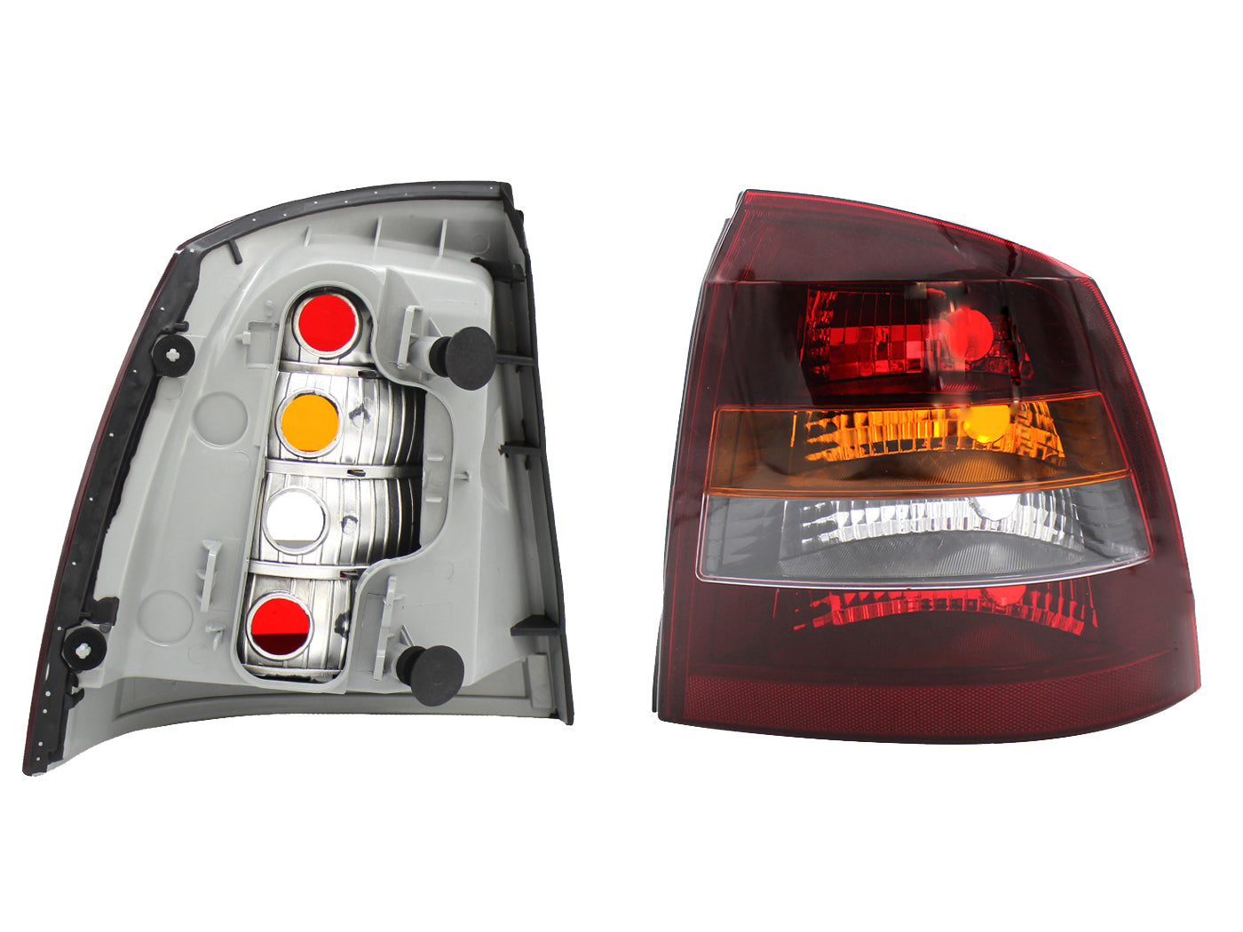 CALAVERA DER S/ARNES OSCURA 3-5PTAS (ROJO/AMBAR/BLANCO)