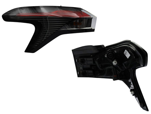 CALAVERA IZQ EXT C/ARNES C/LED FILO NEGRO (ROJO/BLANCO)