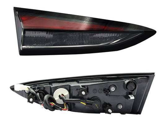 CALAVERA IZQ INT C/ARNES C/LED FILO NEGRO (ROJO/BLANCO)