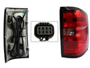 CALAVERA DER C/ARNES (CONECTOR RECTANGULAR) (ROJO/BLANCO/ROJO)