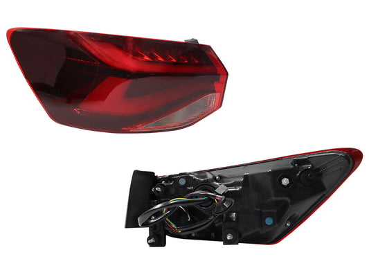 CALAVERA IZQ EXT C/ARNES C/LED (ROJO/BLANCO)