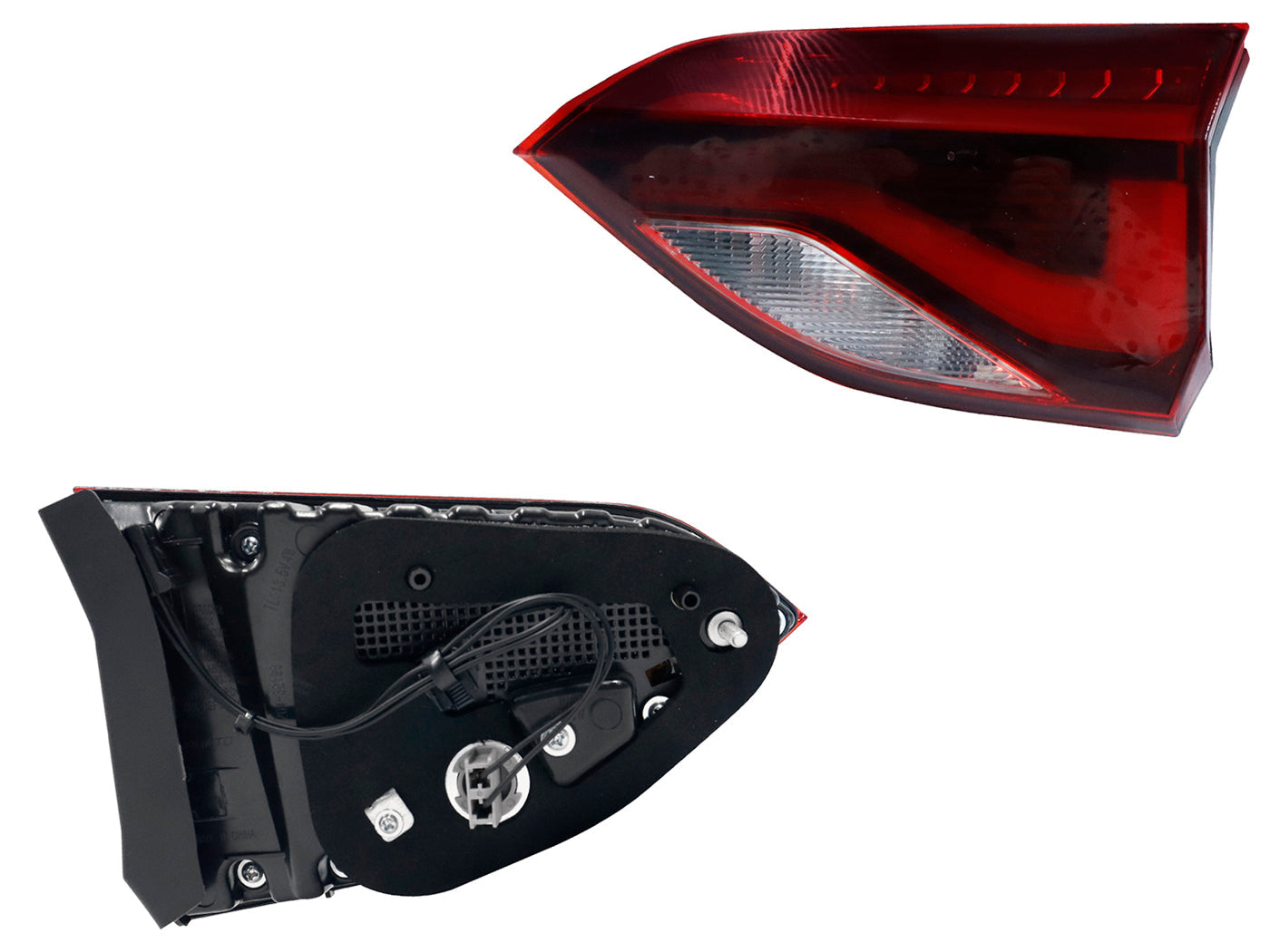 CALAVERA DER INT C/ARNES C/LED (ROJO/BLANCO)