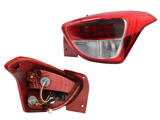 CALAVERA DER C/ARNES 5PTAS (ROJO/BLANCO)