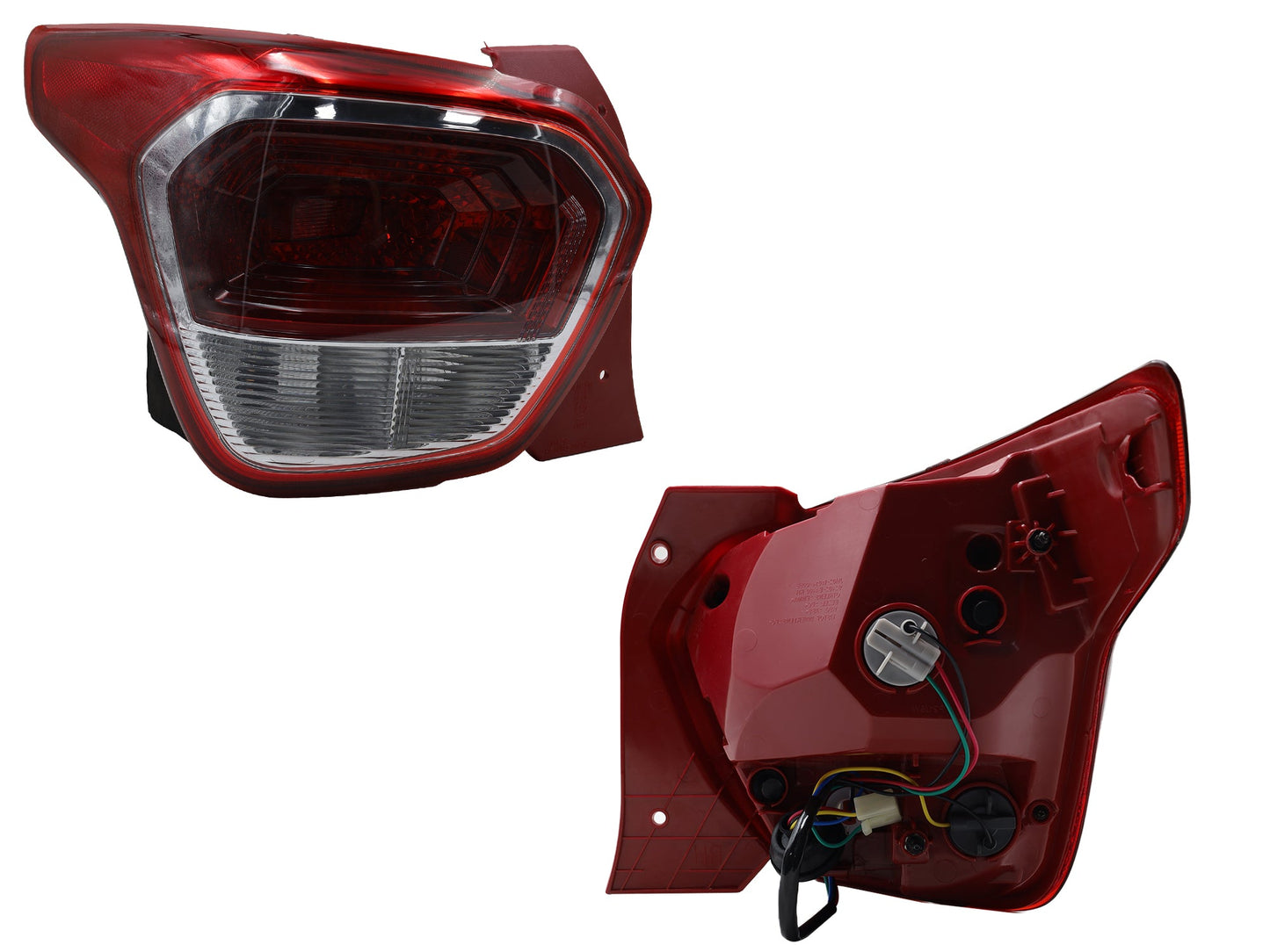 CALAVERA IZQ C/ARNES 4PTAS (ROJO/BLANCO)