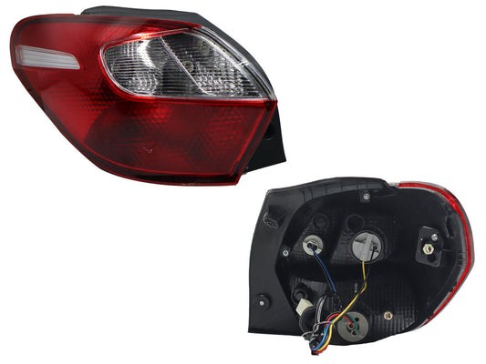 CALAVERA IZQ C/ARNES 5PTAS (BLANCO/ROJO/BLANCO)