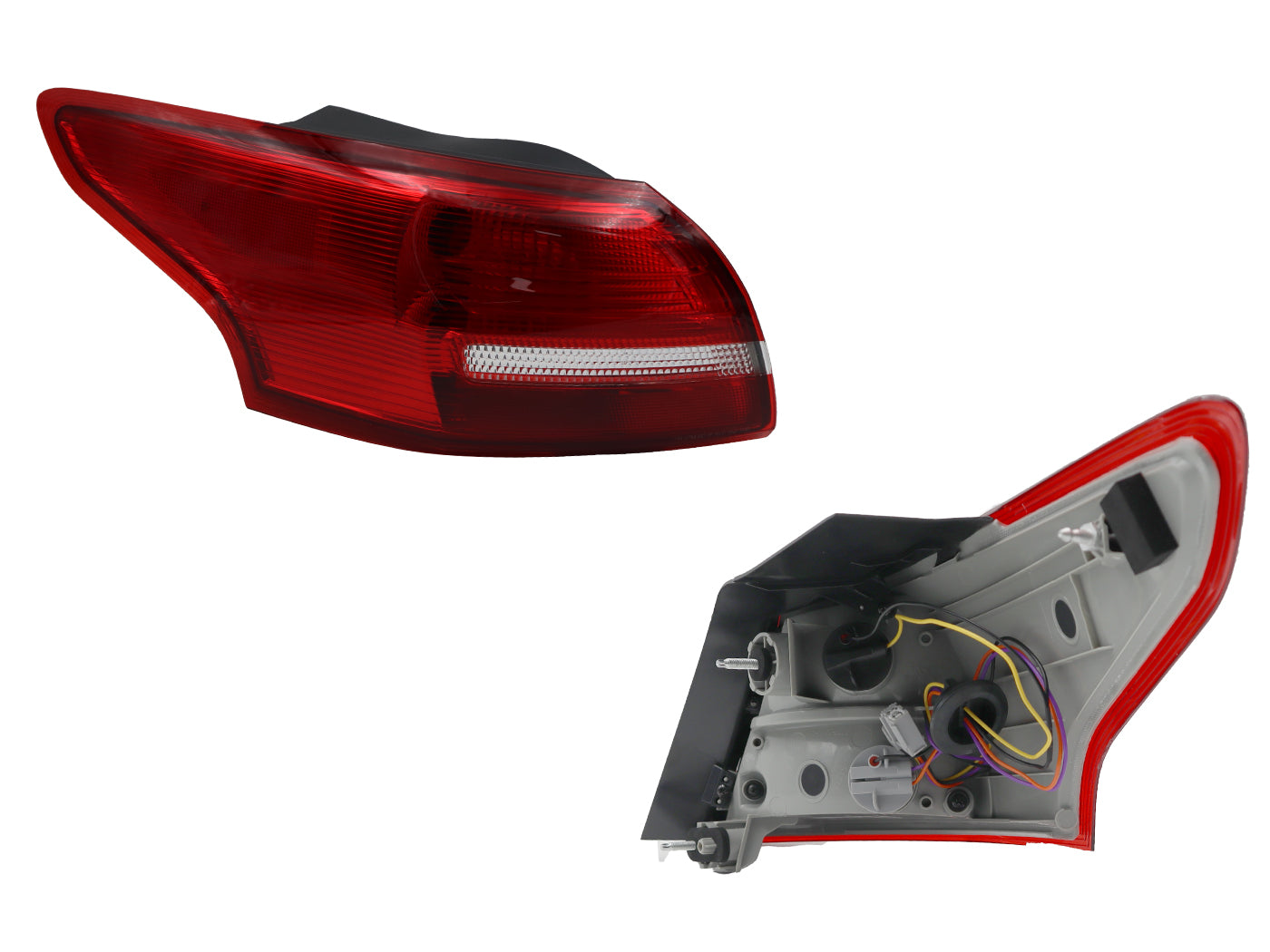 CALAVERA IZQ EXT C/ARNES CLARA 4PTAS (BLANCO/ROJO)