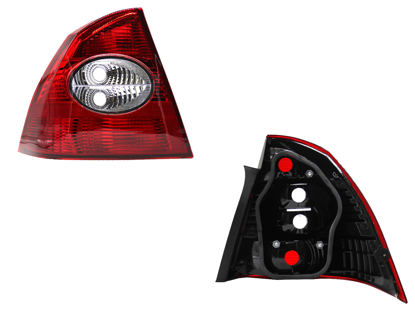 CALAVERA IZQ S/ARNES 4PTAS (ROJO/BLANCO)