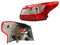 CALAVERA DER EXT C/ARNES 4PTAS (ROJO/BLANCO)