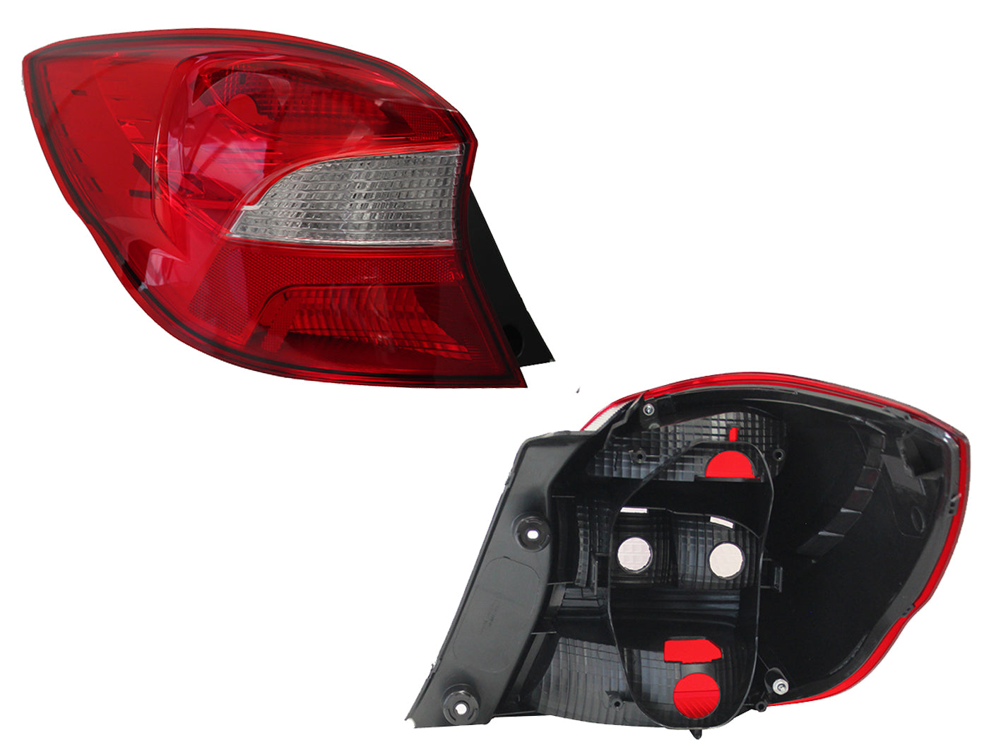 CALAVERA IZQ S/ARNES 5PTAS (ROJO/BLANCO)