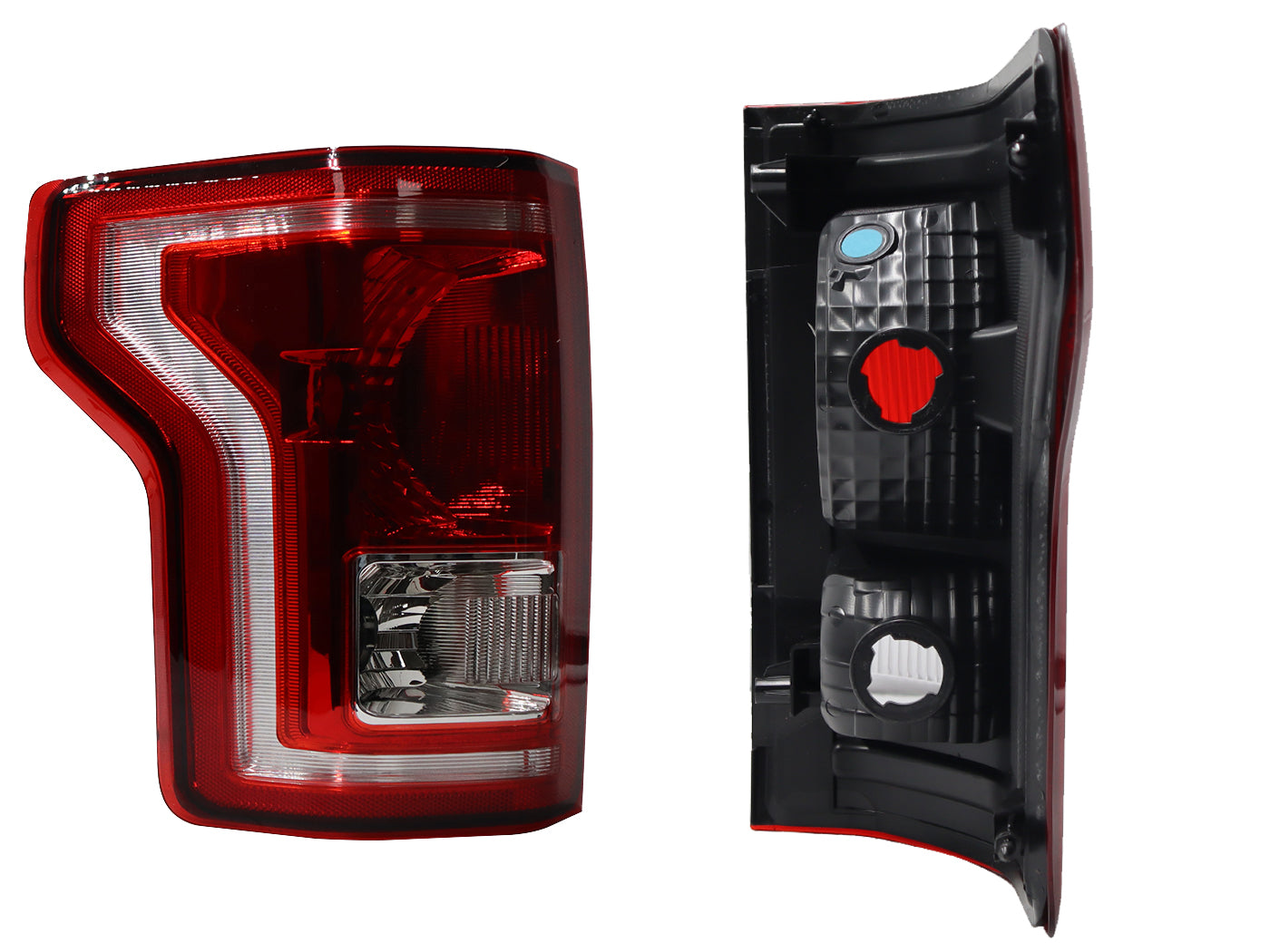 CALAVERA IZQ S/ARNES (BLANCO/ROJO/BLANCO)