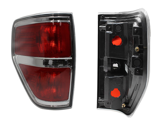 CALAVERA IZQ S/ARNES FILO CROMADO (LOBO 09-14) (ROJO/ROJO)