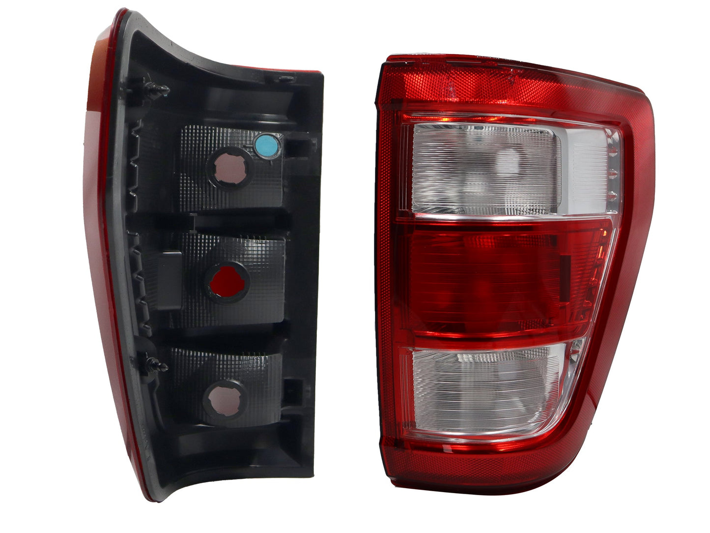 CALAVERA DER S/ARNES P/HALOGENO (BLANCO/ROJO/BLANCO)