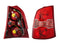 CALAVERA DER C/ARNES (ROJO/FILO BLANCO)